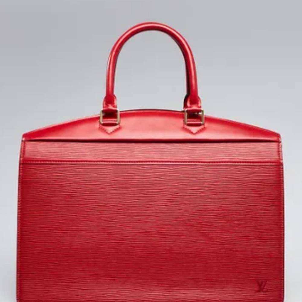 Authentic Louis Vuitton Red Epi Riviera Bag